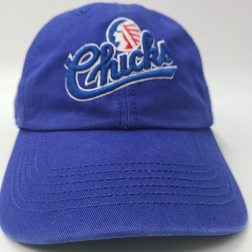 Memphis Chicks Hat Fitted M 47 Brand Franchise Blue MiLB Baseball Defunct Men